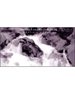 OWNERS MANUAL 2000 GRAND CHEROKEE