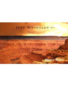 OWNERS MANUAL 2001 WRANGLER