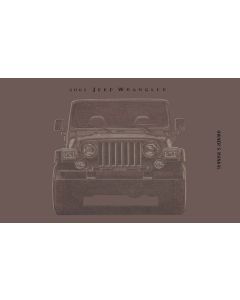 OWNERS MANUAL 2002 WRANGLER