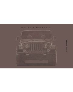 OWNERS MANUAL 2002 WRANGLER