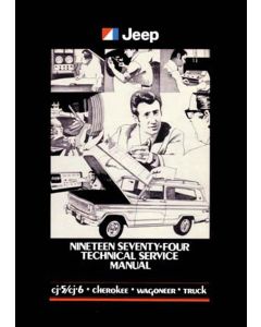 1974 TECH SERVICE MANUAL ALL JEEPS