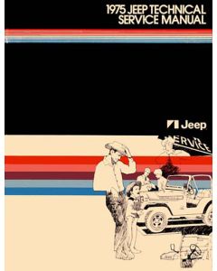 1975 TECH SERVICE MANUAL ALL JEEPS