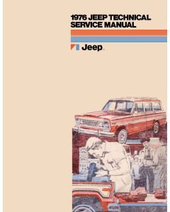 1976 TECH SERVICE MANUAL ALL JEEPS