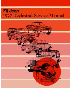 1977 TECH SERVICE MANUAL ALL JEEPS