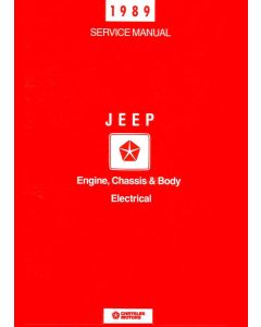 1989 TECH SERVICE MANUAL ALL JEEPS