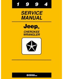 1994 TECH SERVICE MANUAL YJ & XJ