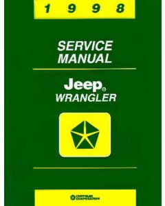 1998 TECH SERVICE MANUAL WRANGLER TJ