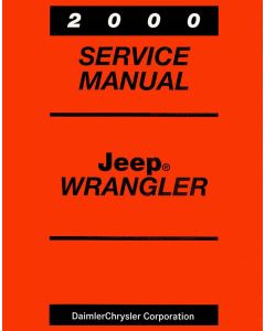 2000 TECH SERVICE MANUAL WRANGLER TJ