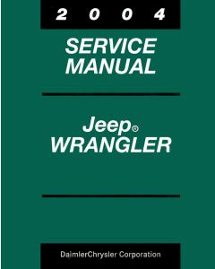 2004 TECH SERVICE MANUAL WRANGLER TJ