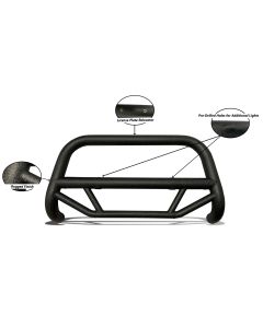 Black Horse Off Road  Max T Bull Bar for 07-18 Jeep Wrangler JK