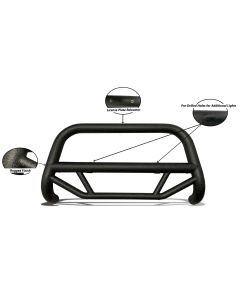Black Horse Off Road  Max T Bull Bar for 07-18 Jeep Wrangler JK