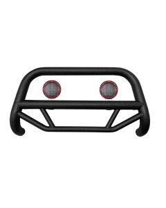 BLACK HORSE MAX T BULLBAR W/LEDS RED JK