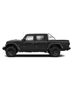 Black Horse Classic Roll Bar Stainless Steel Tonneau Cover Compatible 20-23 JT