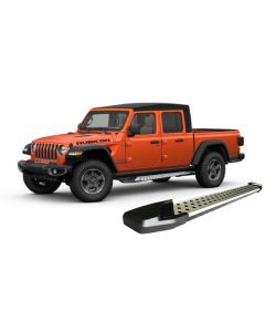 Black Horse Offroad VO-J479 Vortex Running Boards in Aluminum for 20-22 Jeep Gladiator JT
