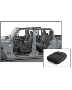 Jeep Seat Covers Rear Split Bench FOLD DOWN ARMREST 2019+ GLADIATOR (4 DOOR) Baseline Performance Black Bartact