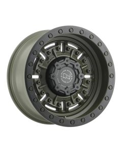 BLK RHNO ABRAMS OLIVE 17X9.5 5X5 4.54BS