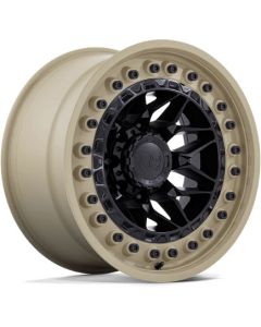 Black Rhino ALPHA 17X9 0 6X5.5 MATTE BLACK WITH SAND LIP