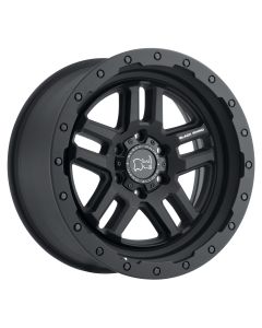 BLK RHNO BARSTOW BLK 17X8 5X4.5 5.68BS