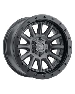 Black Rhino 1785DGR-85114M76 Dugger Wheel in 17x8.5 with 4.04in Backspace Gun Black for 87-06 Jeep Wrangler YJ & TJ