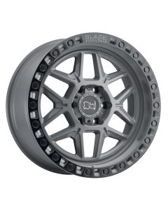 BLK RHNO KELSO GRY/BLK 18X9 5X5 4.3BS