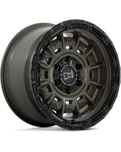 Black Rhino LEGION 17X9 0 6X5.5 OLIVE DRAB GREEN WITH BLACK LIP