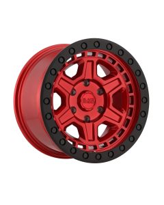 BLK RHNO RENO RED 18X9.5 5X5 5.25BS