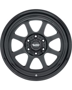 Black Rock  Series 930 Alloy Wheel in Gloss Black for 07-26 Jeep Wrangler JK, JL & Gladiator JT