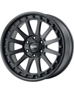 Black Rock  Series 940 Alloy Wheel in Satin Black for 07-26 Jeep Wrangler JK, JL & Gladiator JT