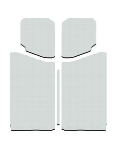 BOOM MAT HARDTOP WHITE 5PC 18-20 JL 2DR