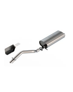 Borla 140847 S-Type T-304 Stainless Steel Catback Exhaust System for 18-22 Jeep Wrangler JL 2-Door with 3.6L