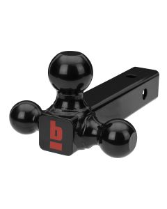 2 1/2" Shank Tri-Ball Black Powdercoat