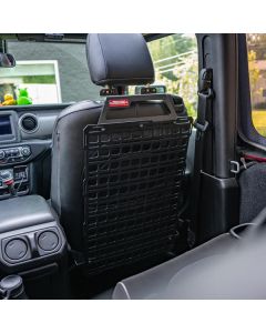 BuiltRight 104131 Seat Back Tech Plate MOLLE Panel Kit for 18-25 Jeep Wrangler JL & Gladiator JT