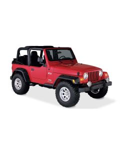 Bushwacker 10908-07 6" Pocket Style Fender Flares for 97-06 Jeep Wrangler TJ & Unlimited