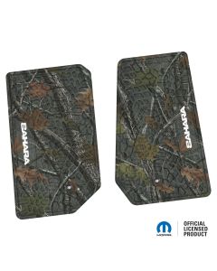 07-13 Jeep JK 2 Dr Front -Tire Tread/Scorched Earth Scene w/ Sahara Insert - Rugged Woods w/ White insert