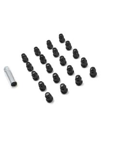 LUG PACK - BULGE ACORN (3/4) M14 1.5 (BLK)(20 LUGS)