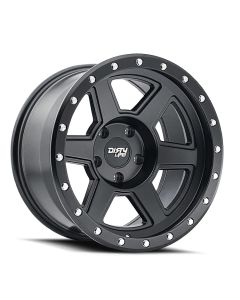 DIRTY LIFE COMPOUND 9315 MATTE BLACK 17X9 5-127 -12MM 78.1MM