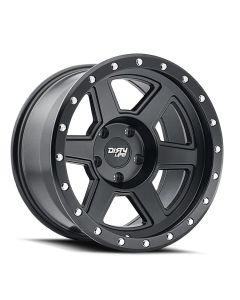 DIRTY LIFE COMPOUND 9315 MATTE BLACK 17X9 5-127 -12MM 78.1MM