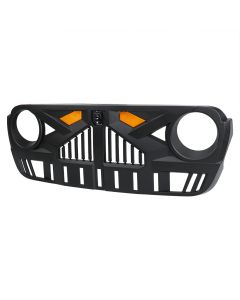 American Modified  Empire Grille with LED Amber Lights for 07-26 Jeep Wrangler JK, JL, & Gladiator JT