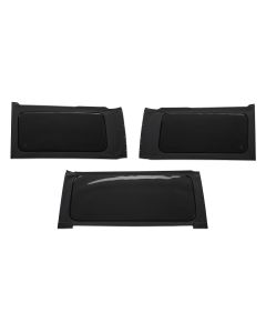 OE JL Replacement Windows - Jeep 2018-23 Wrangler JL (2-Door; Black Twill; Tinted)