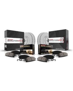 PowerStop  Front & Rear Z17 Evolution Geomet Coated Brake Kit for 18-26 Jeep Wrangler JL