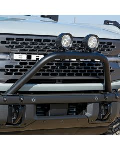 ZROADZ 2021-2023 Ford Bronco Prerunner Baja Bar (Standard Hoop) LED Kit Includes (2) 4 inch Round White ZROADZ LED Pod Lights