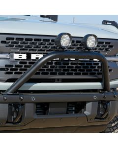 ZROADZ 2021-2023 Ford Bronco Prerunner Baja Bar (Standard Hoop) LED Kit Includes (2) 4 inch Round White ZROADZ LED Pod Lights