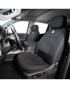 Covercraft GTT4384ABCOBK Carhartt Super Dux PrecisionFit Custom Front Seat Covers - Black for 24-26 Toyota Tacoma
