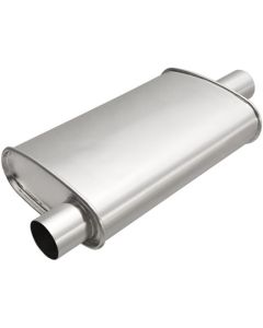 BRExhaust 100-5285 Direct-Fit Muffler for 97-00 Jeep Wrangler TJ with 2.5L and 4.0L Engines