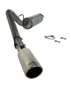 MBRP S5500AL Installer Series Cat Back Exhaust System in Aluminized Steel for 00-06 Jeep Wrangler TJ with 2.5L I-4 & 4.0L I-6 Engines