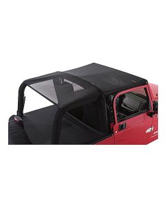 COMBO BEACH TOPPER BLK MESH 92-95 YJ