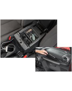 TACTIK  Center Console Storage Tray & Grab Bar Tray for 11-18 Jeep Wrangler JK