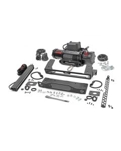 High Winch Mount | All Models | 12000S | 20 Inch Black Single Row LED  | Ford Bronco 4wd (2021-2022)