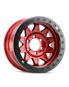 DIRTY LIFE ROADKILL RACE 9302 CRIMSON CANDY RED W/ BLACK RING 17X9 5-127 -14MM 71.5MM