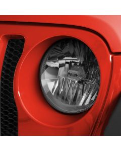 GT Styling GT0644C Headlight Covers 2pc. Clear  for 18-20 Jeep Wrangler JL & Gladiator JT